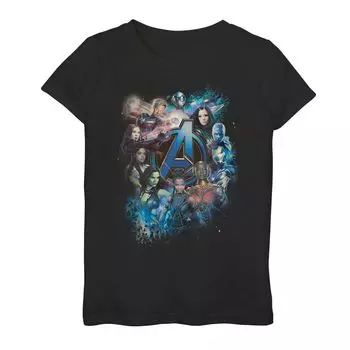 Футболка для девочек 7–16 лет «Marvel Avengers Endgame Heroine Power» Licensed Character