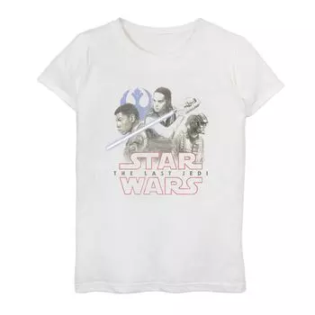 Футболка для девочек 7–16 лет «Звездные войны: последнее трио повстанцев-джедаев» Star Wars