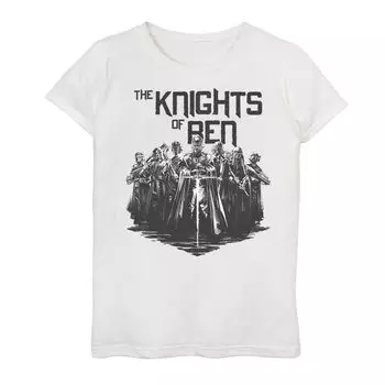 Футболка для девочек 7–16 лет «Звездные войны. Скайуокер. Восхождение». Футболка «Рыцари Рен» Star Wars, белый