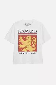 Футболка для девочек Гриффиндора Harry Potter, белый