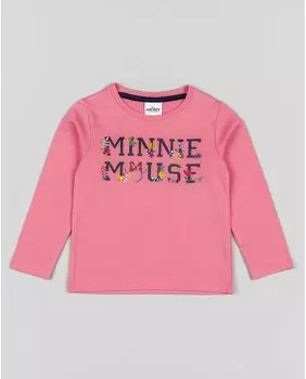 Футболка для девочек с длинными рукавами Minnie Losan, розовый