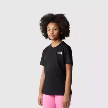 Футболка для девочек The North Face, чёрный