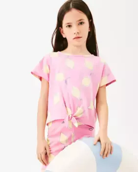 Футболка для девочки без рукавов с узлом Kids El Corte Ingls, цвет Rosa