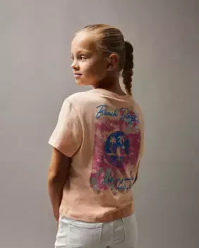 Футболка для девочки с коротким рукавом name it, цвет Salmn