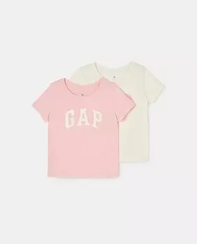 Футболка для девочки с короткими рукавами Gap, розовый