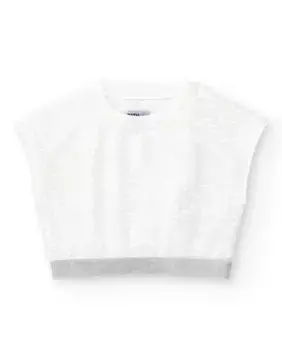 Футболка для девочки с пайетками и эластичным подолом Tuc tuc, белый