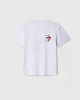 Футболка для девочки Sandre Pepe Jeans, белый