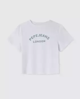 Футболка для девочки Зои Pepe Jeans, белый