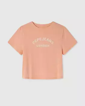 Футболка для девочки Зои Pepe Jeans, цвет Salmn