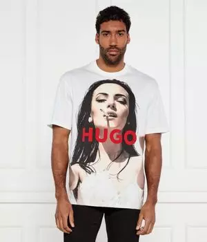 Футболка для двоих Oversize fit Hugo, белый
