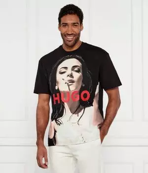 Футболка для двоих Oversize fit Hugo, черный