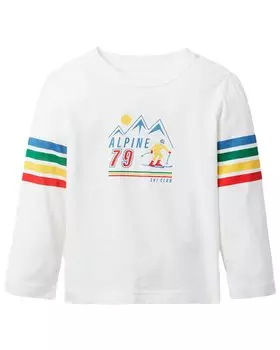 Футболка для горнолыжного спорта «Джени и Джек» Janie and Jack, белый