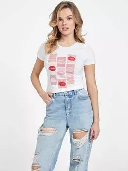 Футболка для губ Eco Biza Guess Factory, цвет pure white