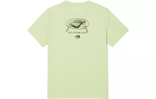 Футболка для кемпинга мужская зеленая The North Face, зеленый