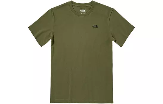 Футболка для кемпинга унисекс зеленая The North Face, зеленый