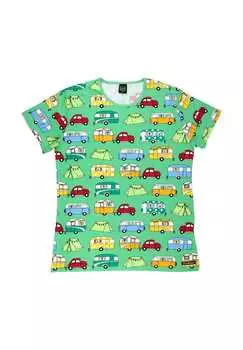 Футболка для кемпинга Villervalla, зеленый