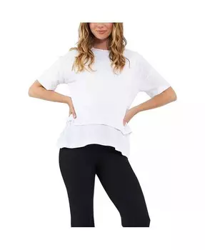 Футболка для кормящих матерей Claud Ripe Maternity, белый