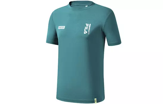 Футболка для легкой атлетики, мужская, бирюзовая Fila, бирюзовый