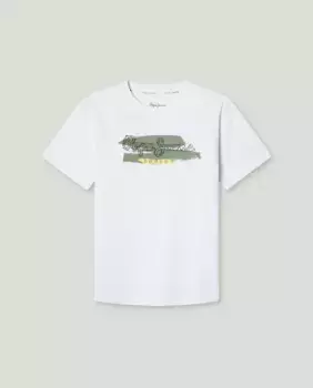 Футболка для мальчика Felix Pepe Jeans, белый