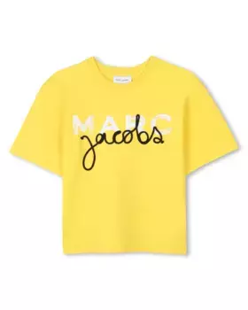 Футболка для мальчика из хлопка с короткими рукавами Marc Jacobs, жёлтый