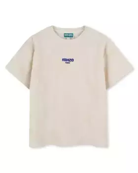 Футболка для мальчика из розового хлопка Kenzo Kids, цвет Rosa