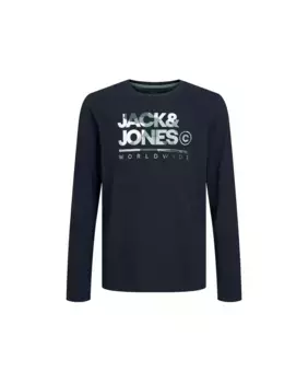 Футболка для мальчика с длинным рукавом Jack & Jones, темно-синий