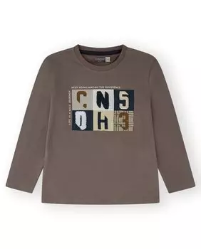 Футболка для мальчика с длинными рукавами из 100% хлопка Canada House