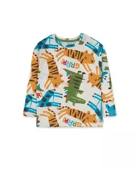 Футболка для мальчика с длинными рукавами из 100% хлопка Tuc tuc, мультиколор
