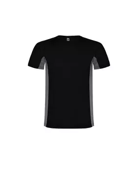 Футболка для мальчика с двумя тканями с короткими рукавами ROLY, черный