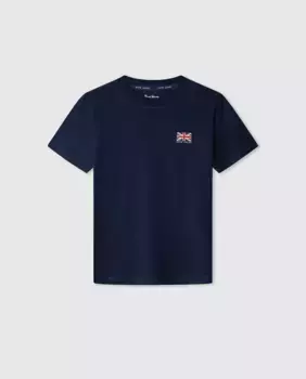 Футболка для мальчика с флагом Arlo Pepe Jeans, тёмно-синий