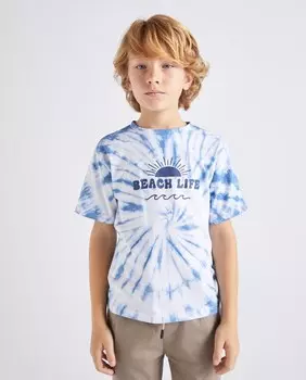 Футболка для мальчика с графическим принтом El Corte Ingls, синий