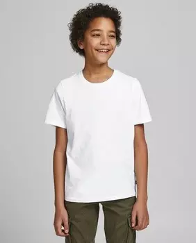 Футболка для мальчика с коротким рукавом Jack & Jones, белый