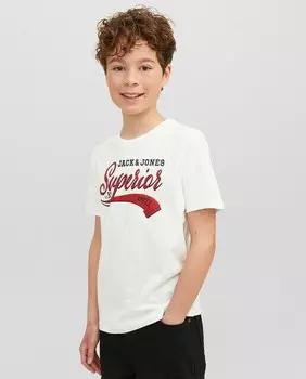Футболка для мальчика с коротким рукавом Jack & Jones, светло-бежевый