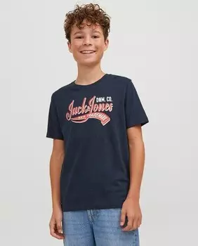 Футболка для мальчика с коротким рукавом Jack & Jones, темно-синий