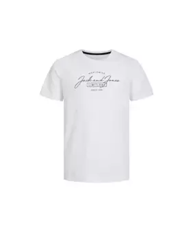 Футболка для мальчика с коротким рукавом Jack & Jones, белый