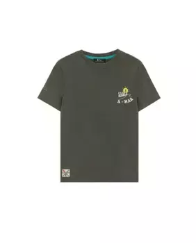 Футболка для мальчика с коротким рукавом elPulpo, темно-серый