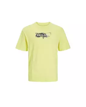 Футболка для мальчика с коротким рукавом Jack & Jones, цвет Amarillo Limn