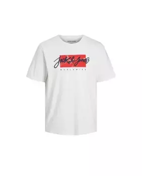 Футболка для мальчика с коротким рукавом Jack & Jones, белый
