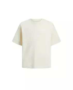 Футболка для мальчика с коротким рукавом и принтом на спине Jack & Jones, бежевый