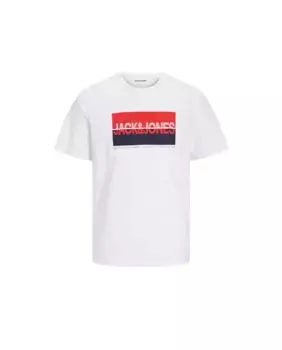 Футболка для мальчика с коротким рукавом Jack & Jones, белый