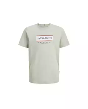 Футболка для мальчика с коротким рукавом Jack & Jones, светло-серый
