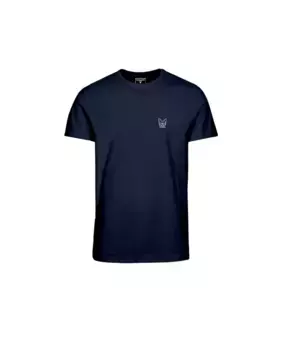 Футболка для мальчика с коротким рукавом и логотипом собаки от JACK&JONES Jack & Jones, тёмно-синий