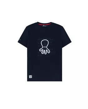 Футболка для мальчика с коротким рукавом elPulpo, темно-синий