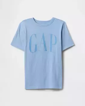 Футболка для мальчика с короткими рукавами и круглым вырезом Gap, синий