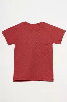 Футболка для мальчика с круглым вырезом и карманами JackandRoy, цветок граната