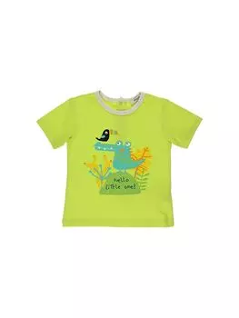 Футболка для мальчика с круглым вырезом и короткими рукавами с принтом Panço Panço