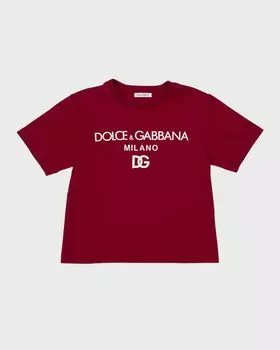 Футболка для мальчика с логотипом Dolce&Gabbana, цвет Bright Red