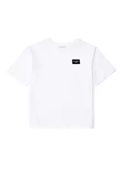 Футболка для мальчика с логотипом Dolce&Gabbana, белый