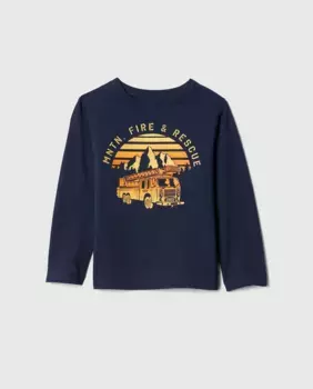 Футболка для мальчика с логотипом Gap, темно-синий