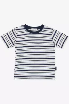 Футболка для мальчика в полоску, разноцветная (3–7 лет) Breeze